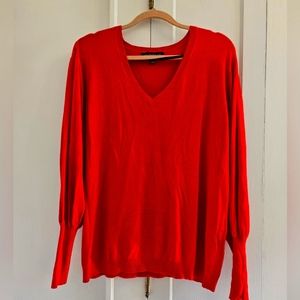 Eloquii 14/16 womens red vneck sweater